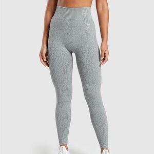 Gymshark Marl Seamless Leggings (Light Grey Marl/Dark Grey Marl/Smokey Grey)